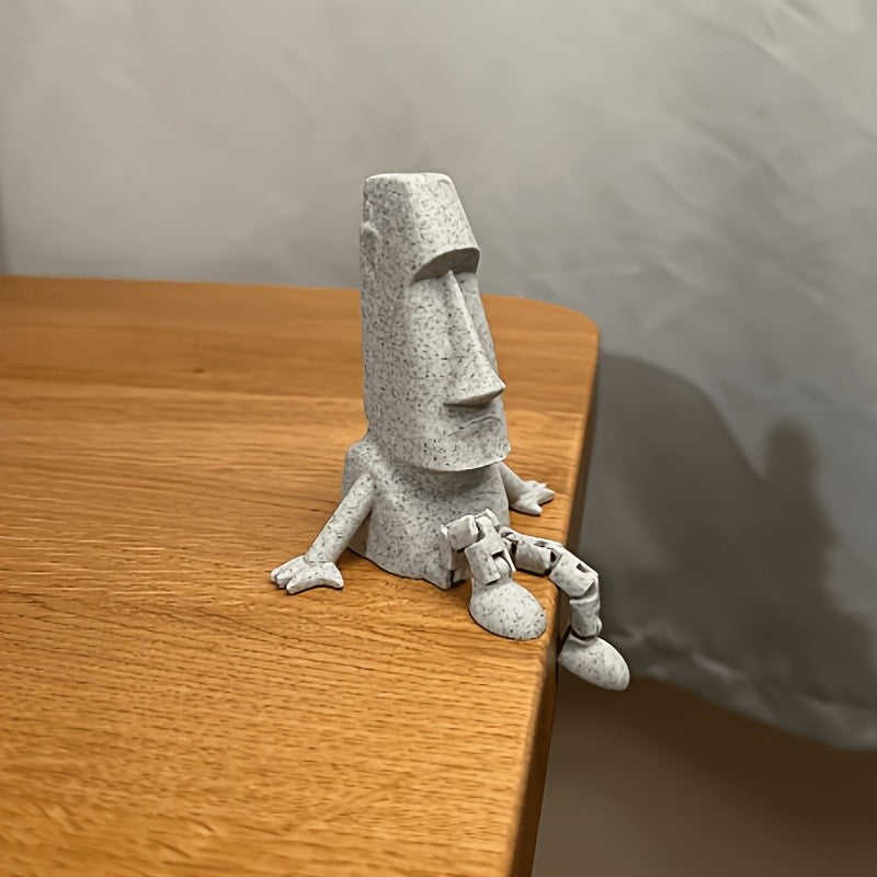 Poseable Moai Figure