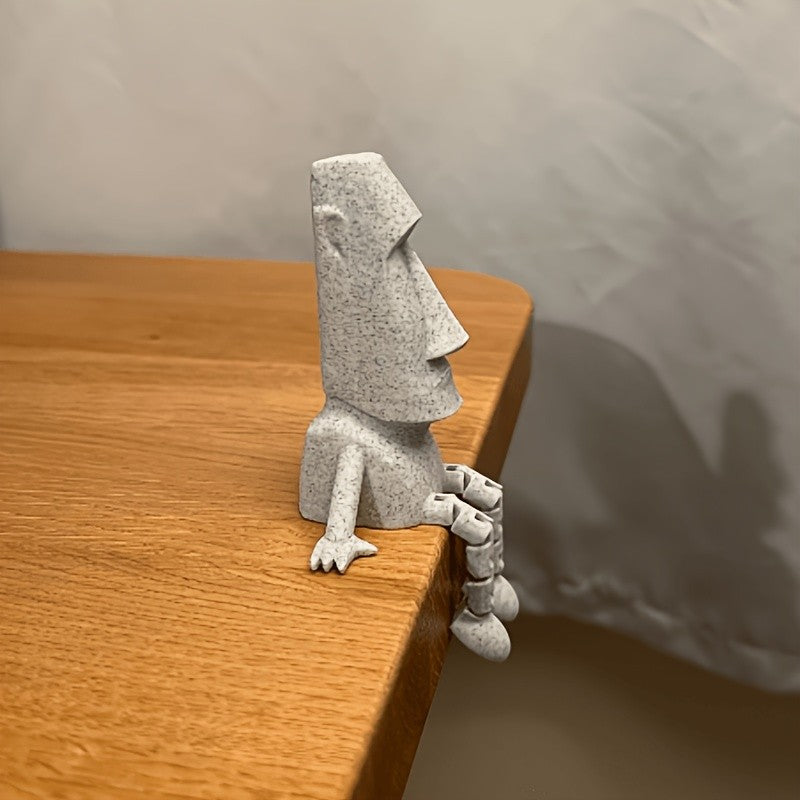 Poseable Moai Figure