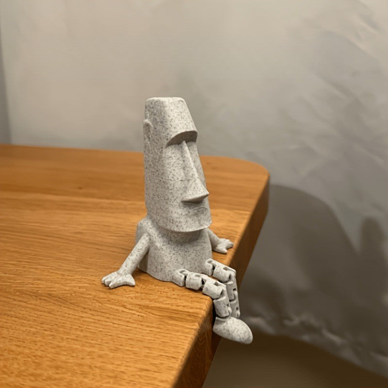 Poseable Moai Figure