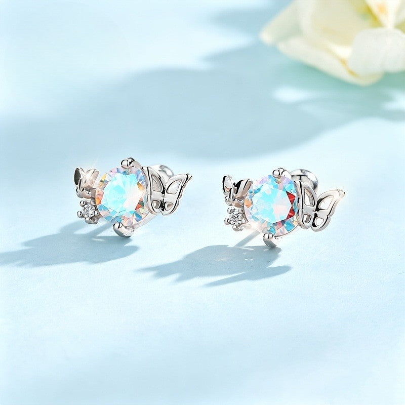 Aurora Butterfly Stud Earrings