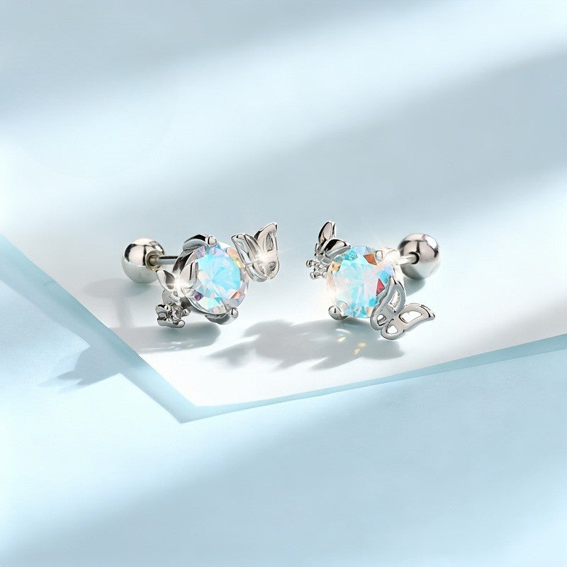 Aurora Butterfly Stud Earrings