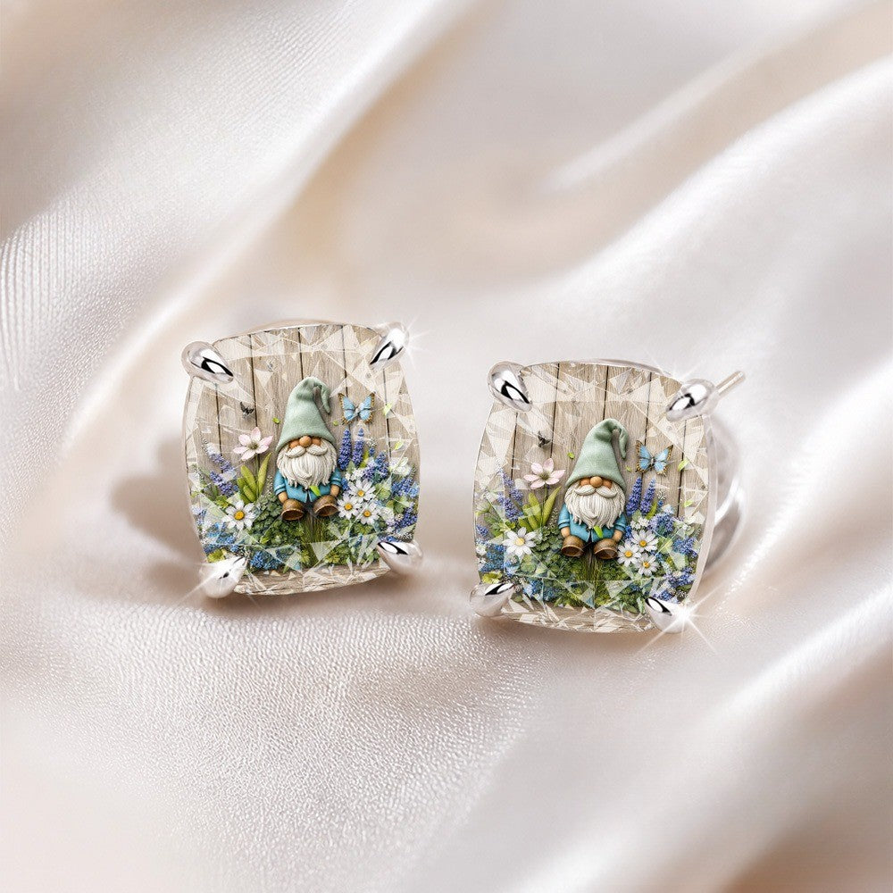Garden Gnome Stud Earrings