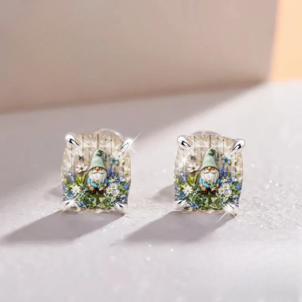 Garden Gnome Stud Earrings