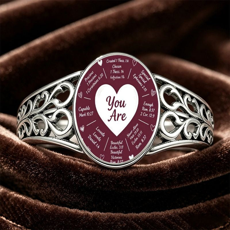 You Are Scripture Heart Ring