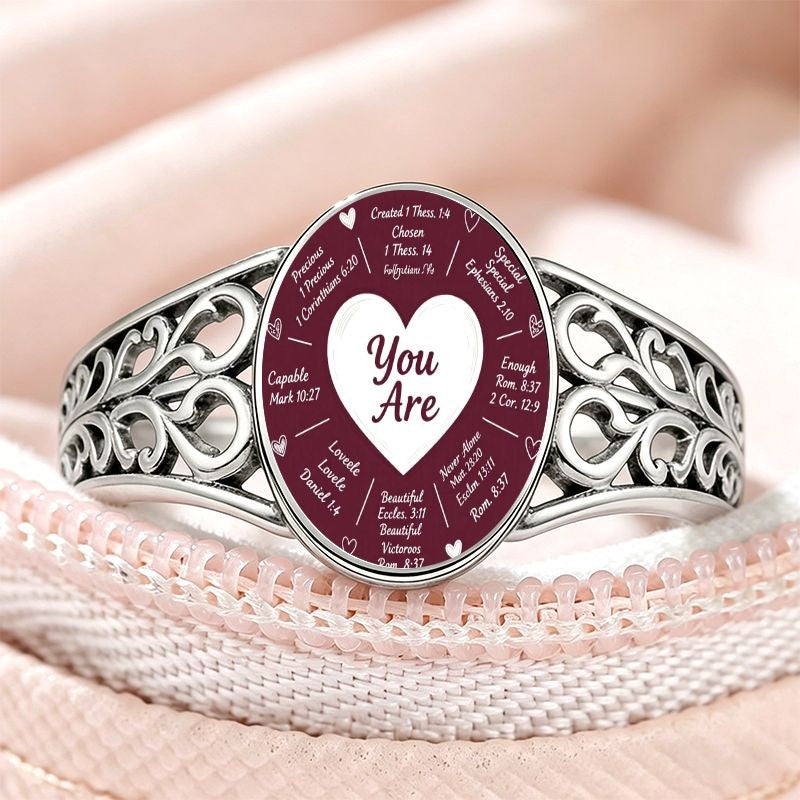 You Are Scripture Heart Ring