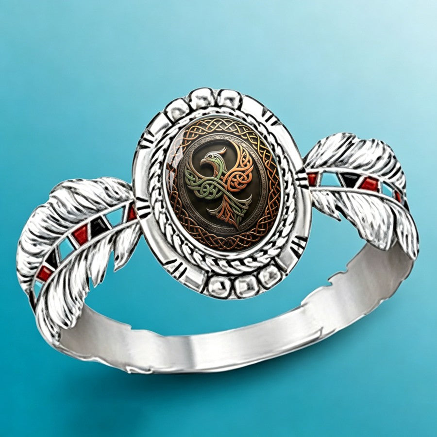 Celtic Bird Oval Ring