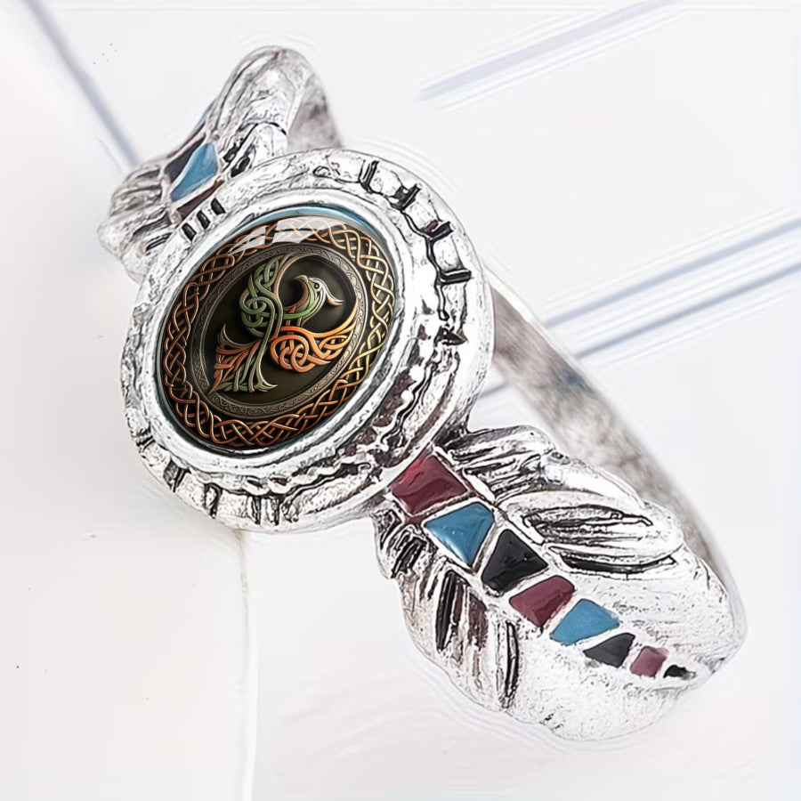 Celtic Bird Oval Ring