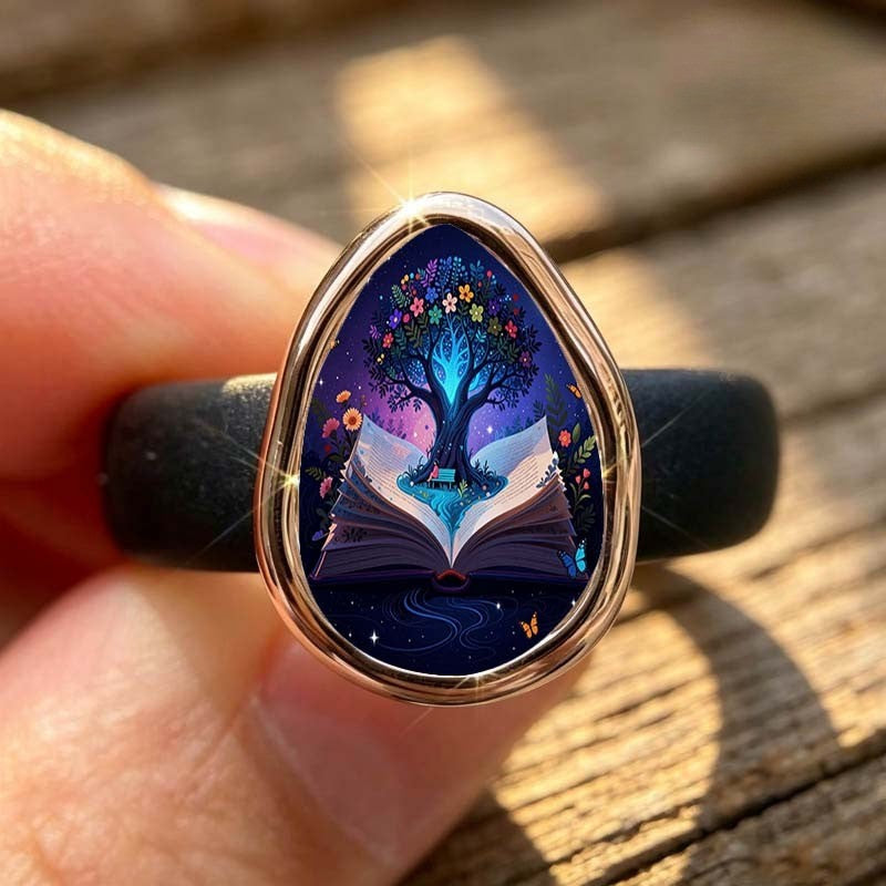 Starry Night Book Tree Ring