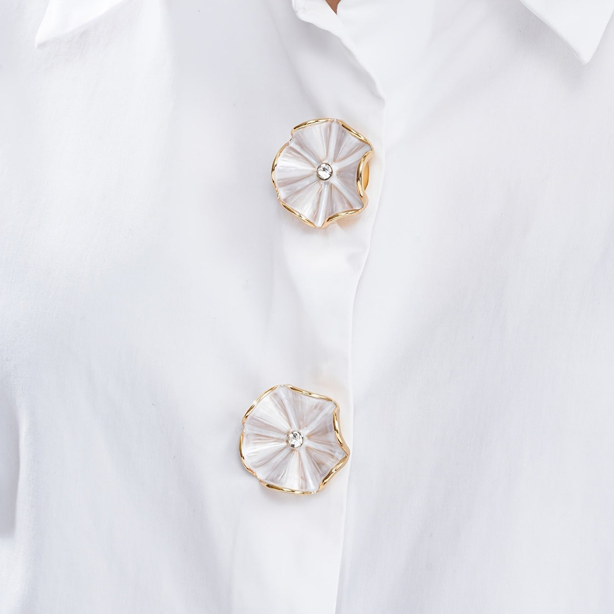 Lotus Flower Button Covers