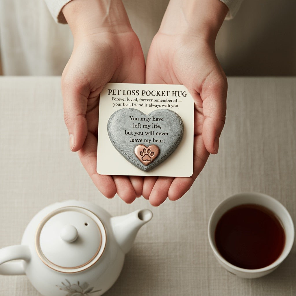 Pet Loss Pocket Hug Card