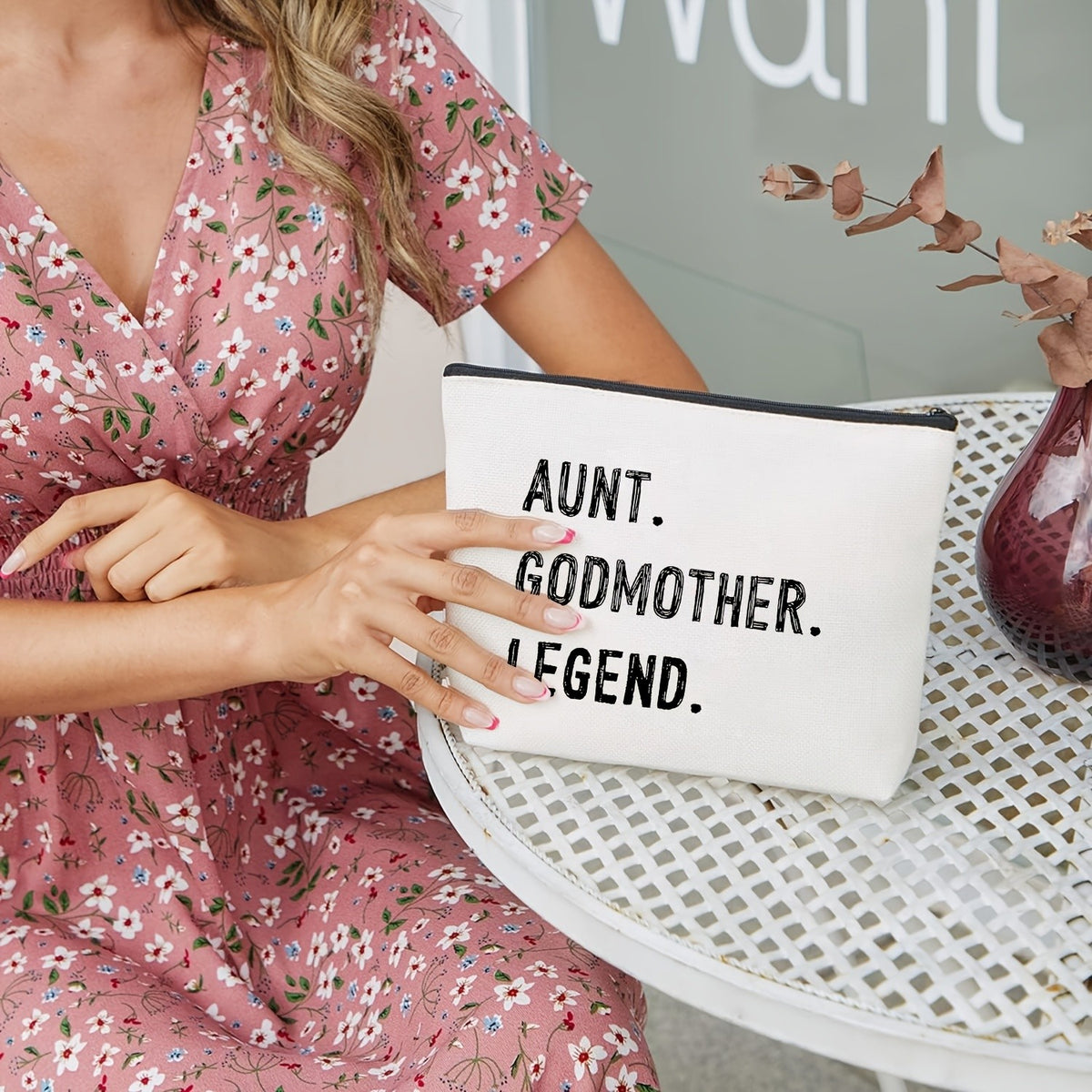 Aunt Godmother Legend Canvas Pouch