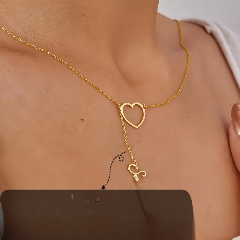 Personalized Heartbeat Name Necklace