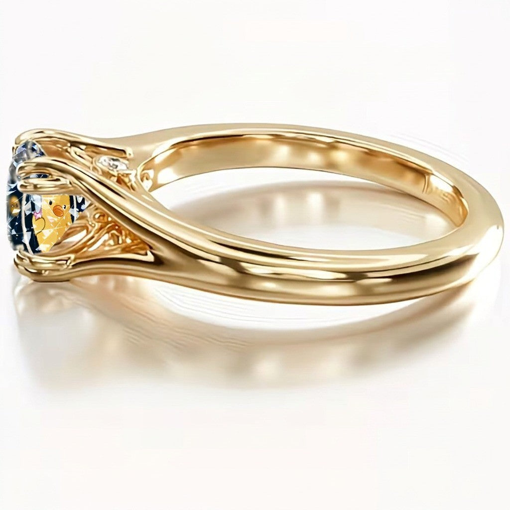 Yellow Duck Statement Ring