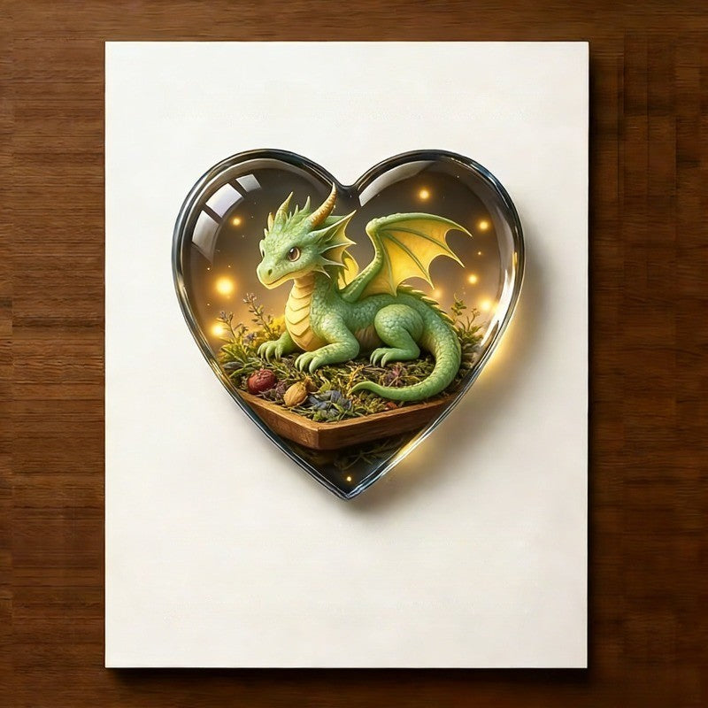 Magical Dragon Heart Pocket Hug