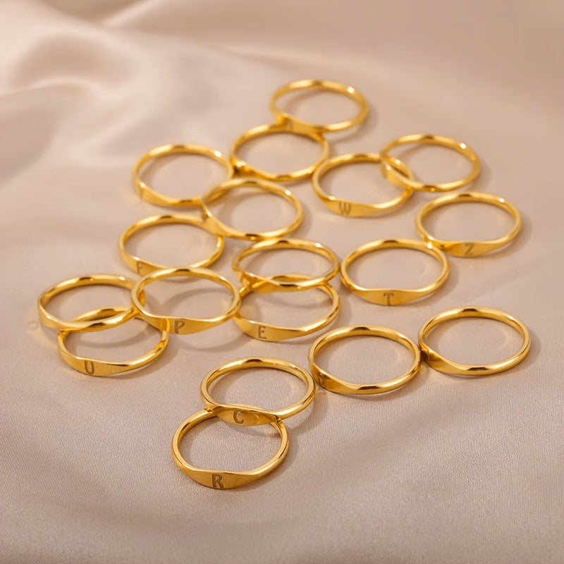 X Symbol Band Ring