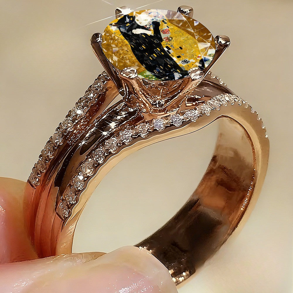 Artistic Oval Ring