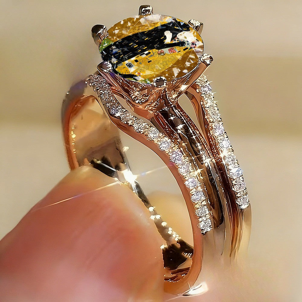Artistic Oval Ring