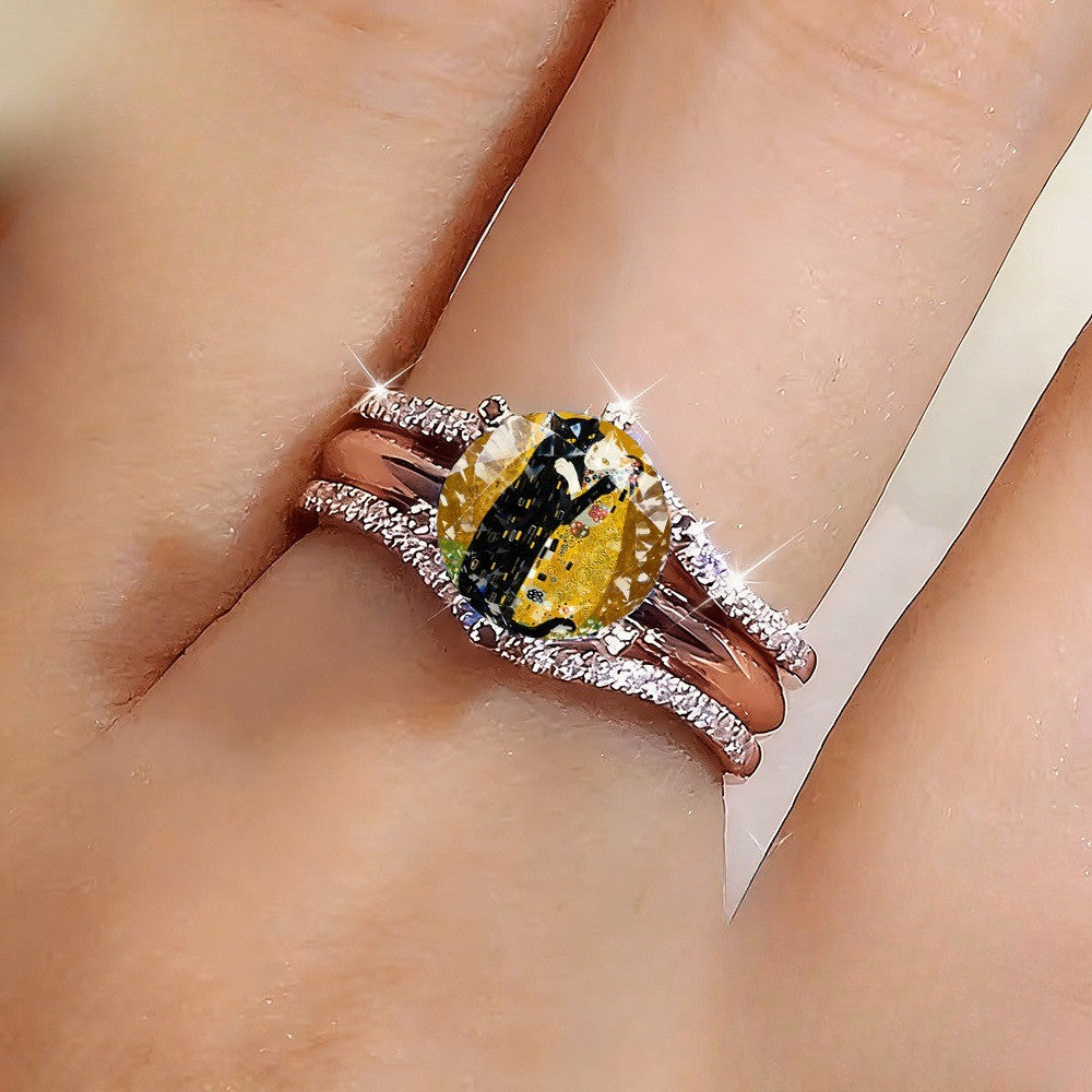 Artistic Oval Ring