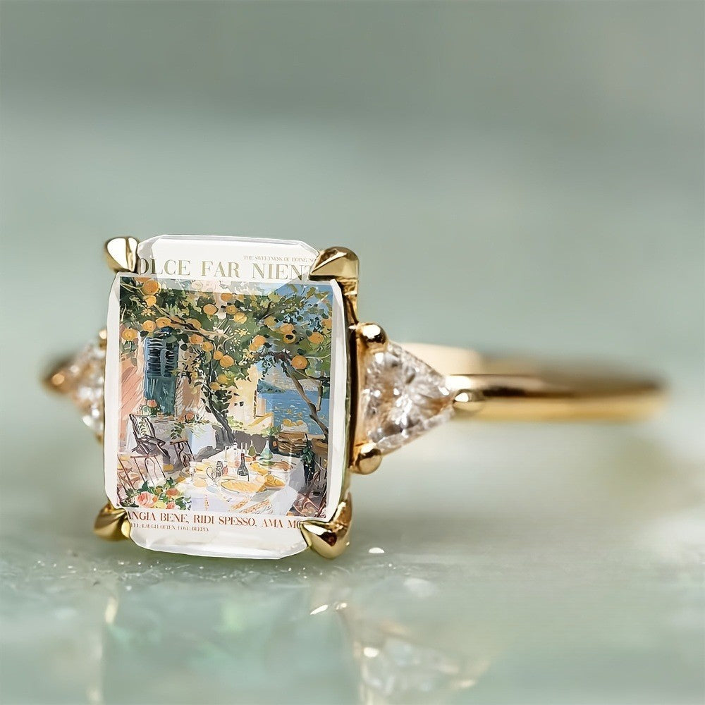 Lemon Tree Art Ring