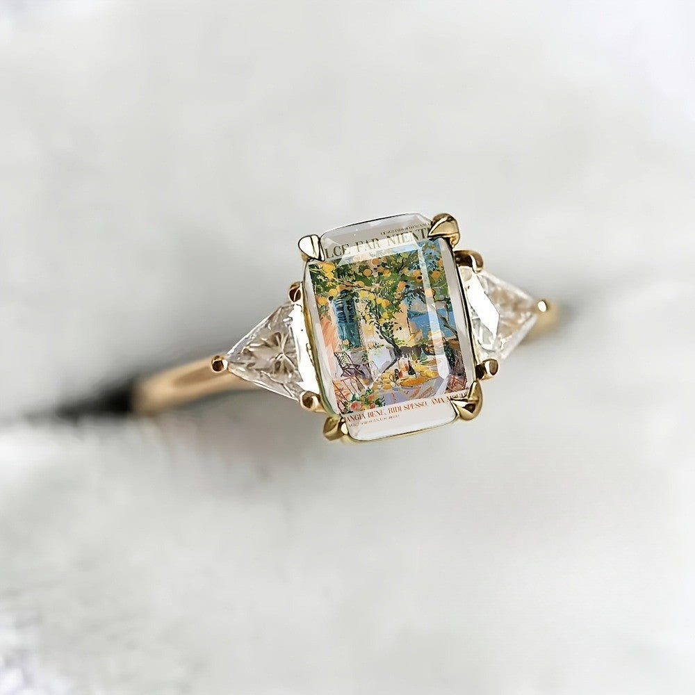 Lemon Tree Art Ring