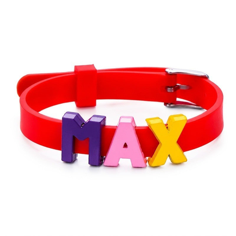 Colorful Letter Name Bracelet