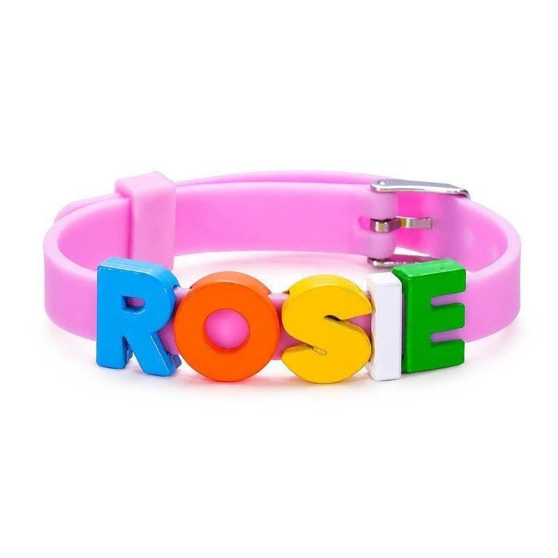 Colorful Letter Name Bracelet