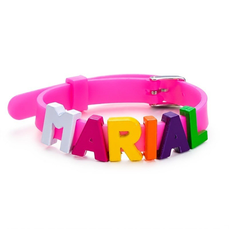 Colorful Letter Name Bracelet