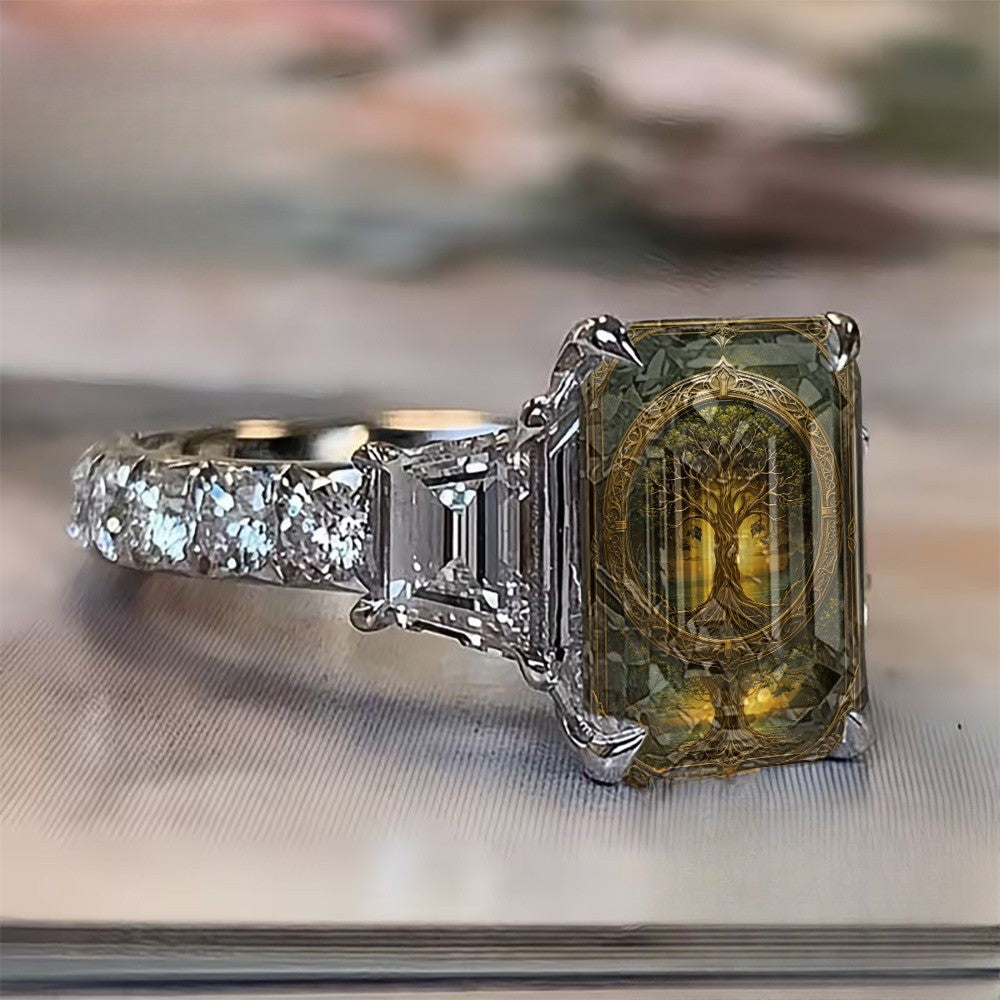 Tree of Life Reflection Ring