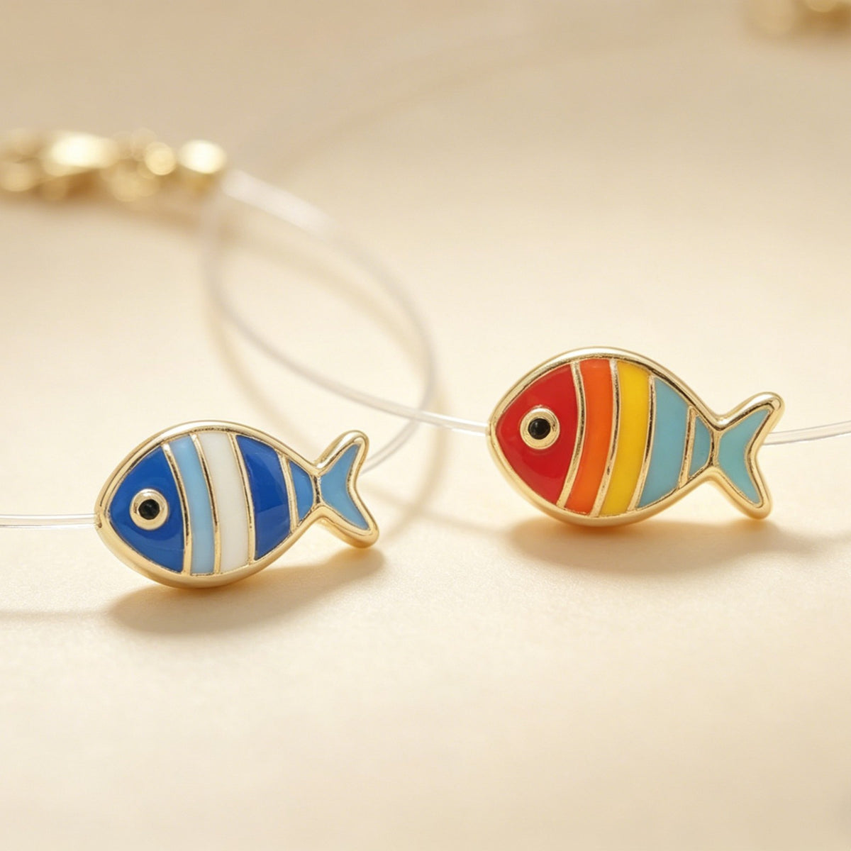 Colorful Fish Anklet Set