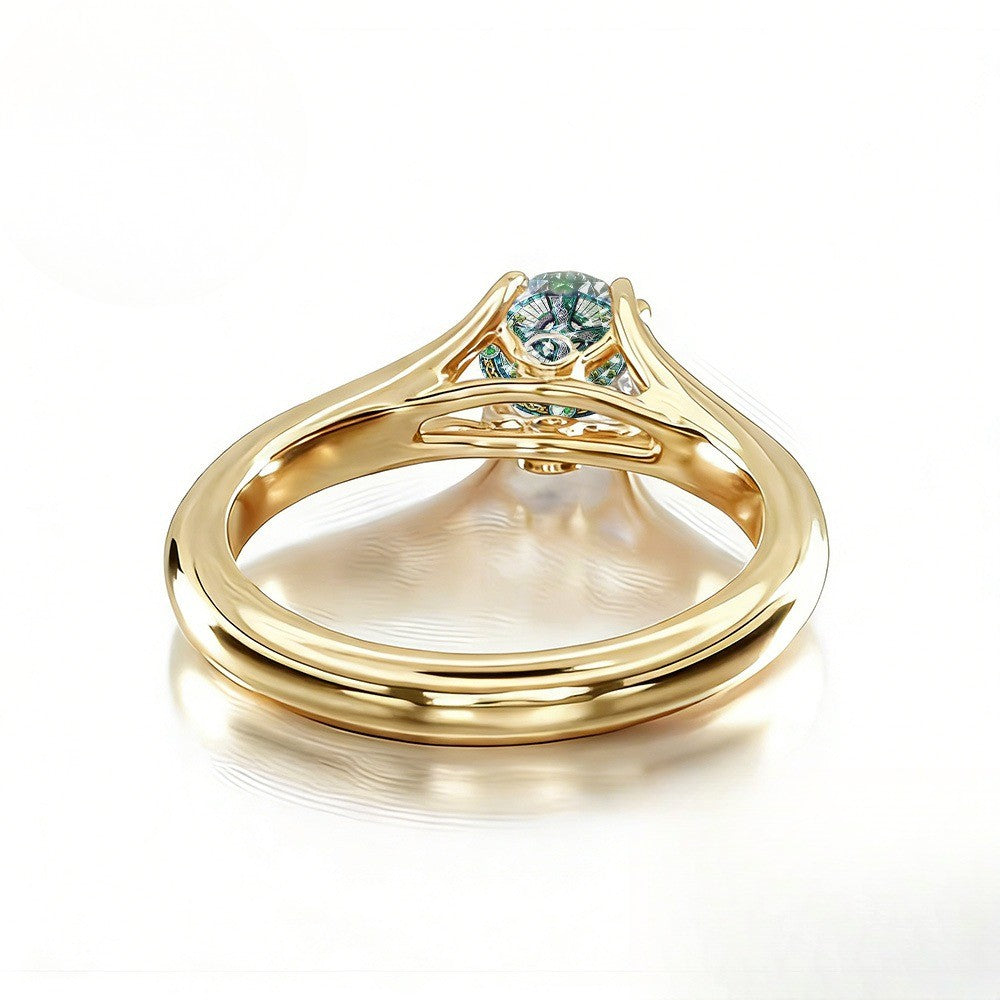 Celtic Cross Mosaic Ring