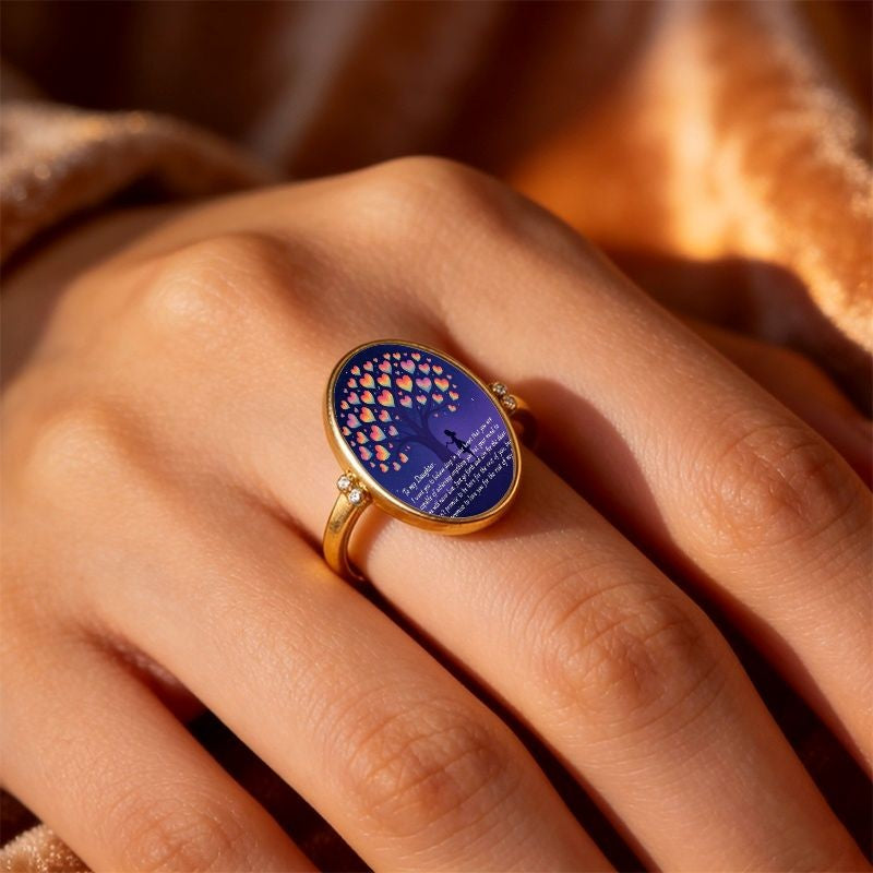 Heart Tree Message Ring