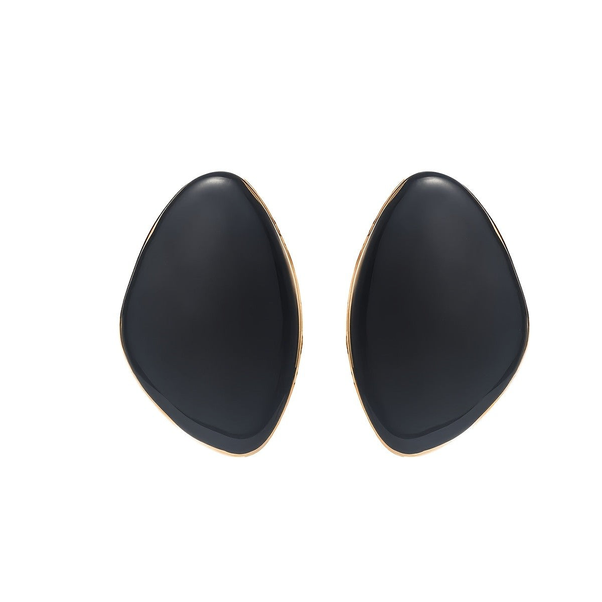 Curved Geometric Statement Earrings
