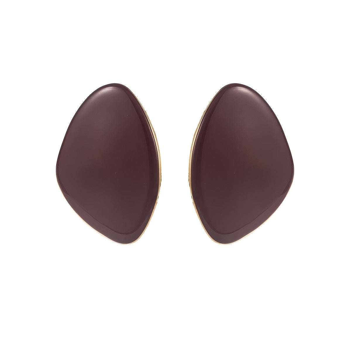 Curved Geometric Statement Earrings