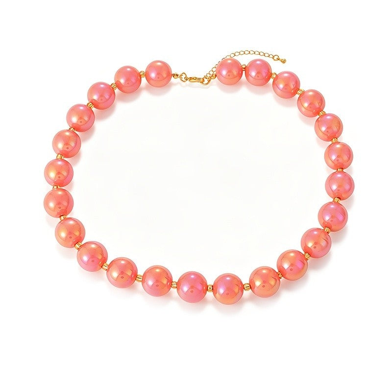 Colorful Glass Bead Necklace