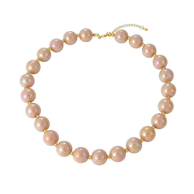 Colorful Glass Bead Necklace