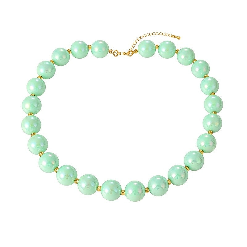 Colorful Glass Bead Necklace
