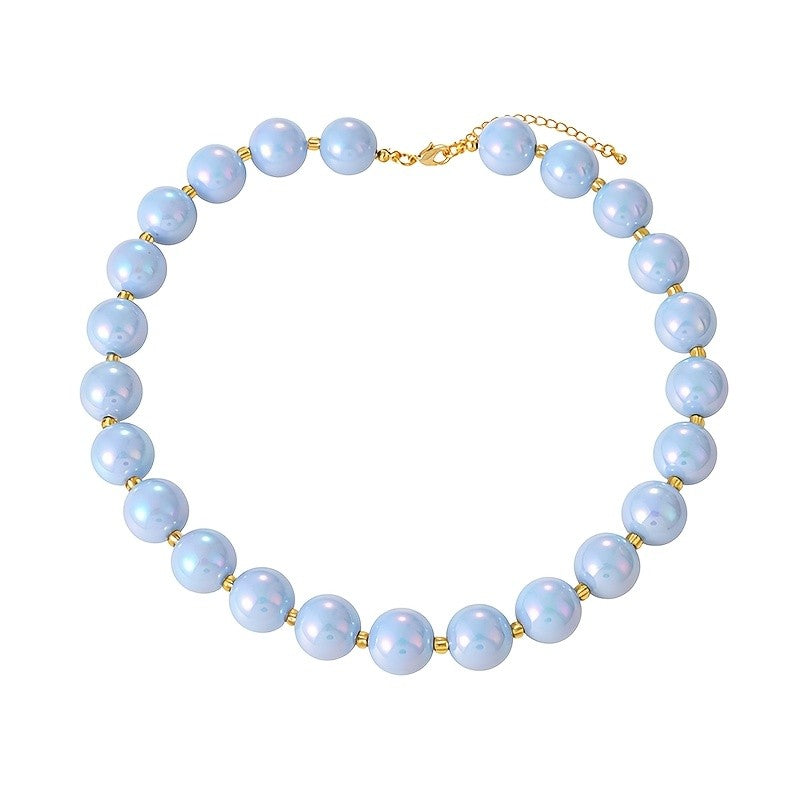 Colorful Glass Bead Necklace