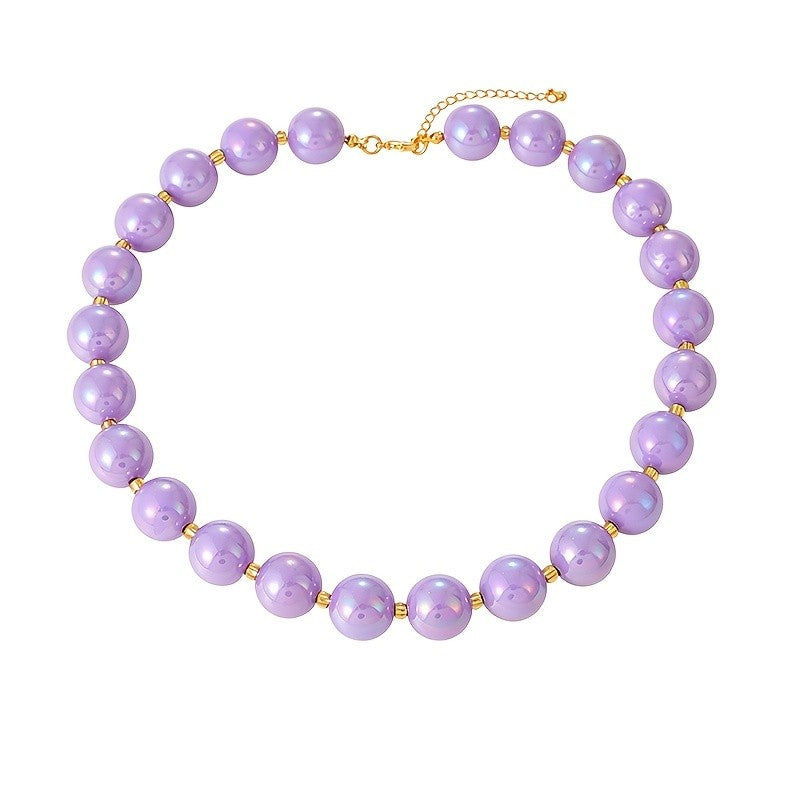 Colorful Glass Bead Necklace