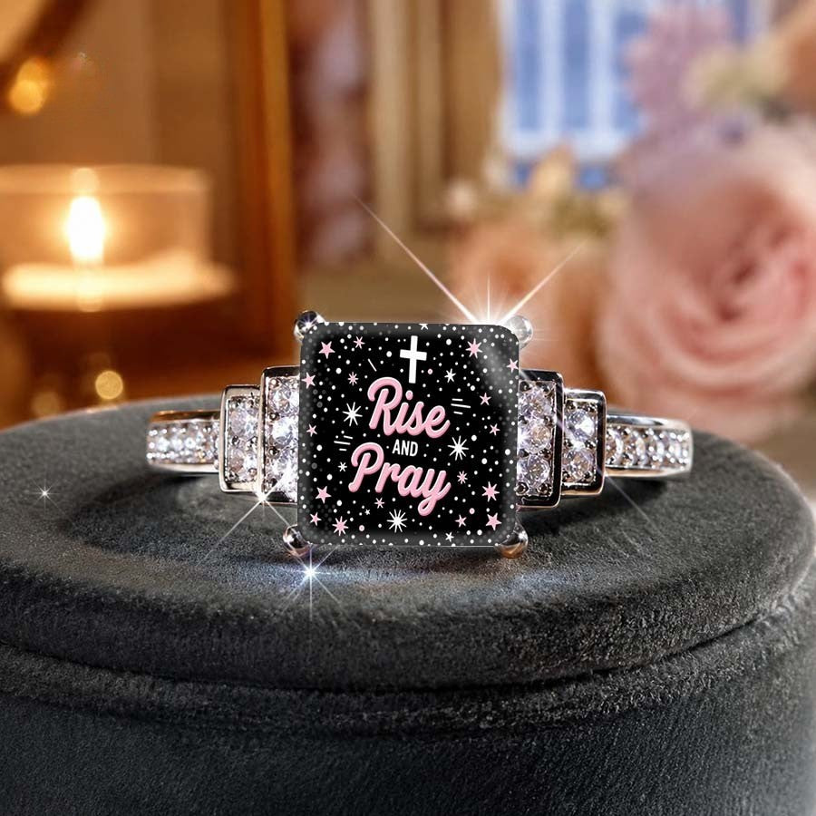 Rise and Pray Square Ring