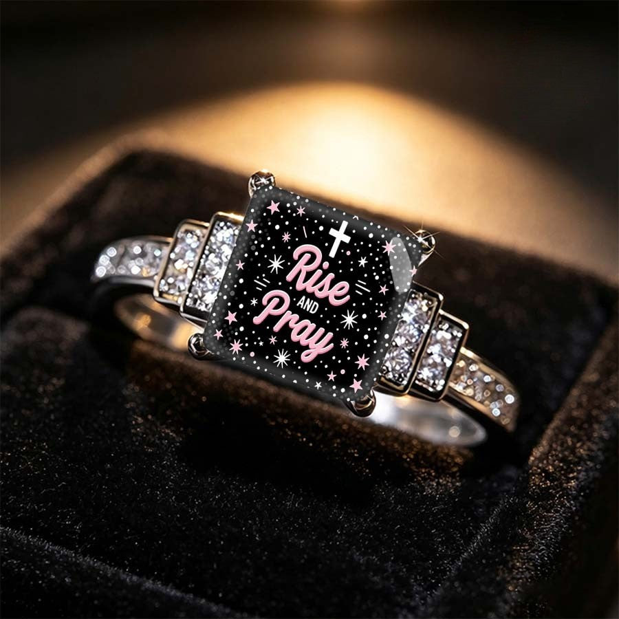 Rise and Pray Square Ring