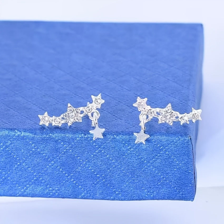 Sparkling Star Cluster Earrings