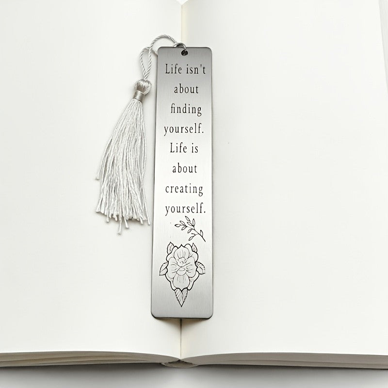 Floral Quote Bookmark
