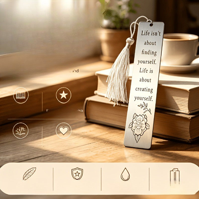 Floral Quote Bookmark