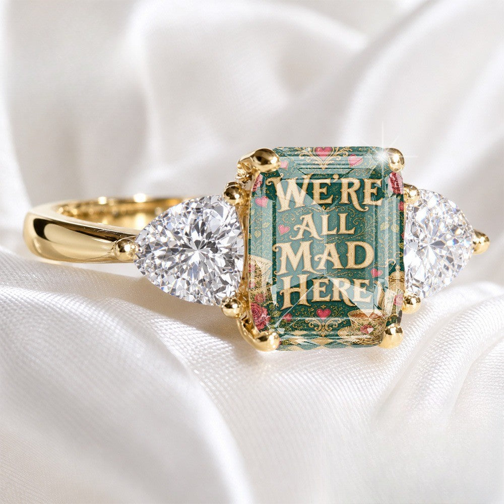 Vintage Teacup Marquise Ring