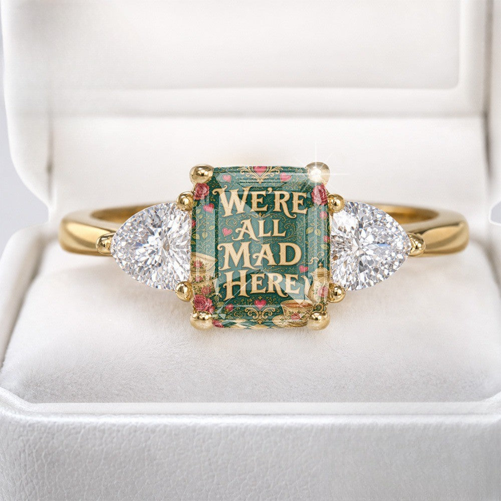 Vintage Teacup Marquise Ring