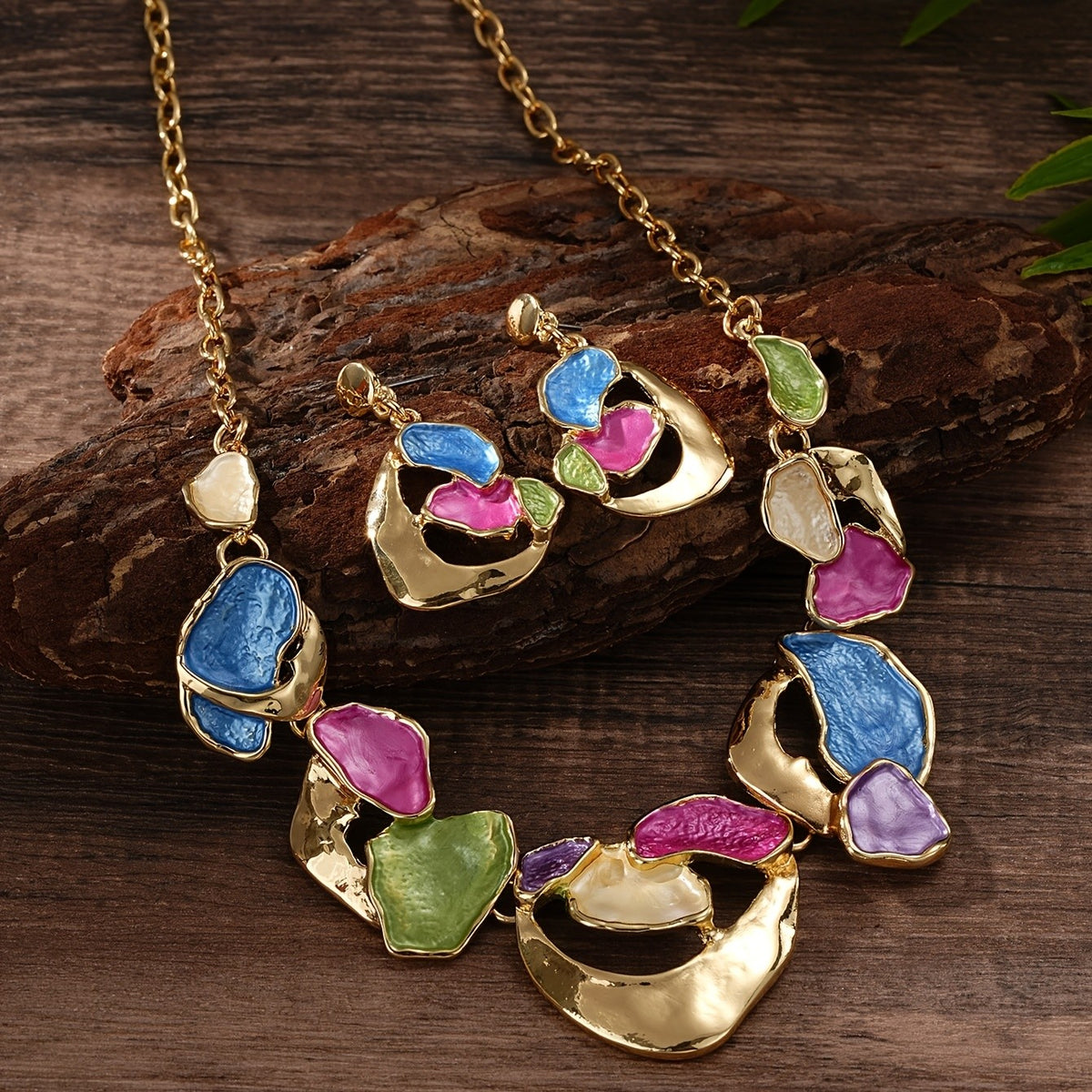 Mosaic Statement Jewelry Set