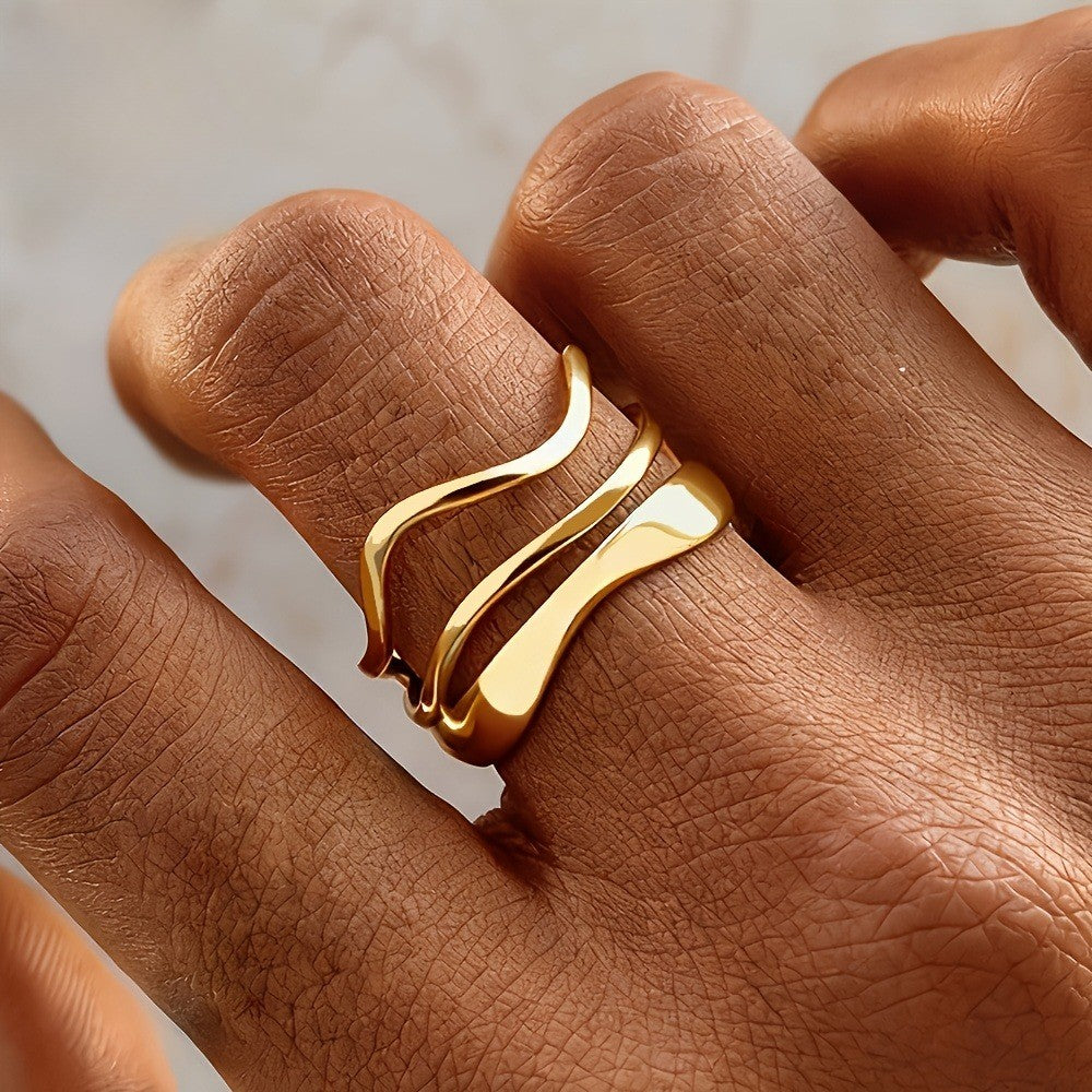 Wavy Open Ring