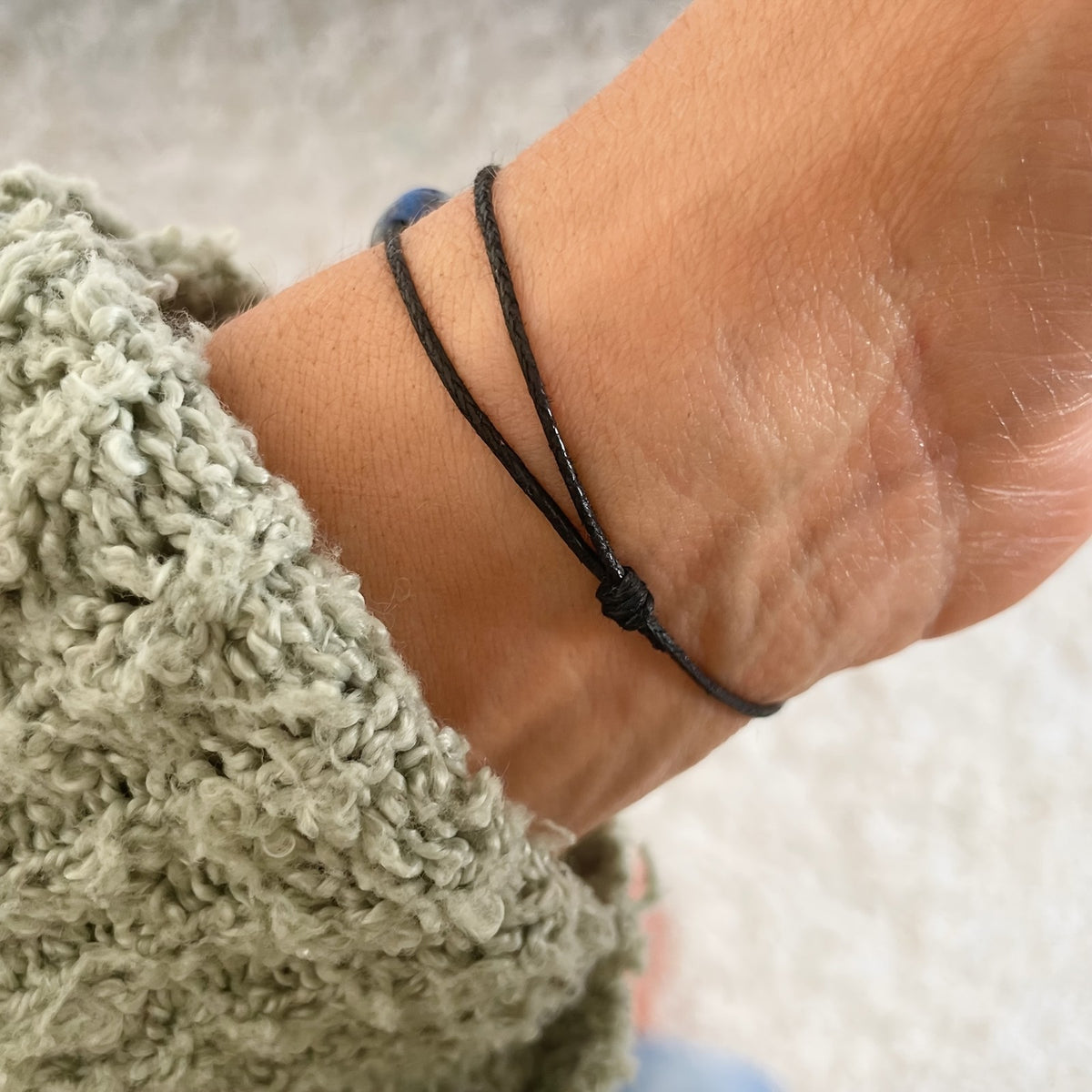 Double Stone Cord Bracelet