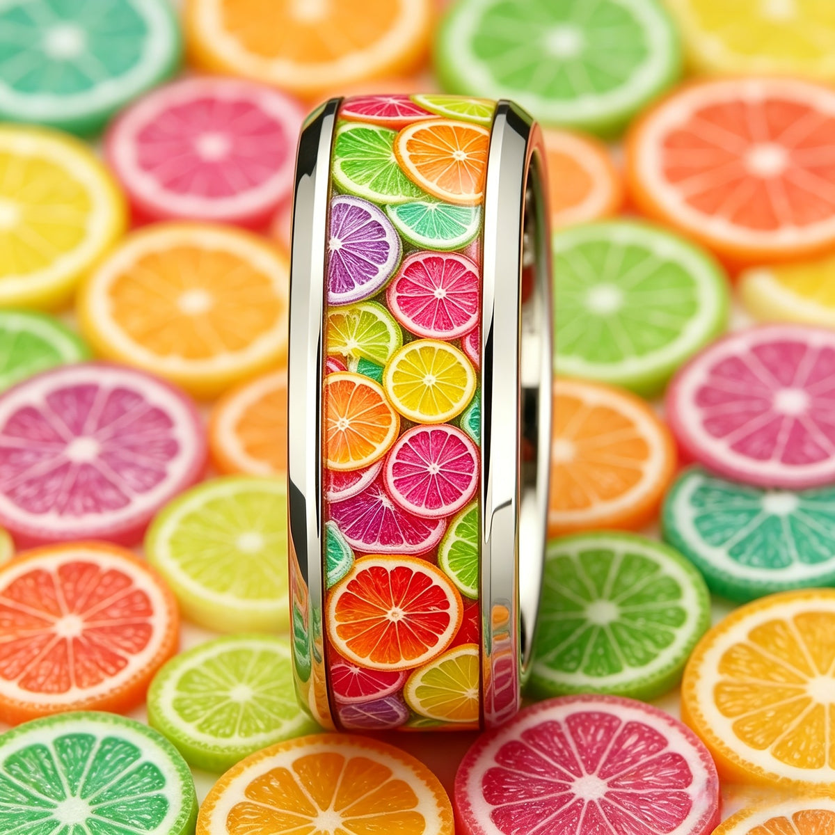 Colorful Citrus Slice Ring