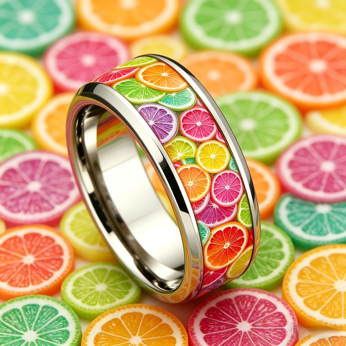 Colorful Citrus Slice Ring